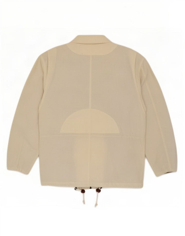 veste utilitaire homme vintage IT 50 Grand coton blanc cassé