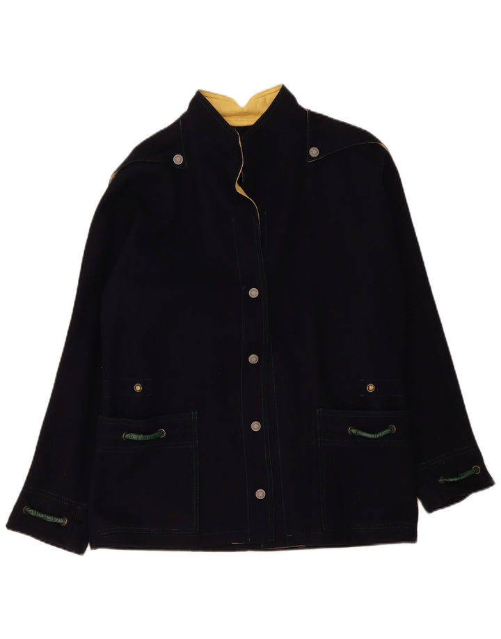 Veste utilitaire femme vintage UK 16 Grand Bleu Marine
