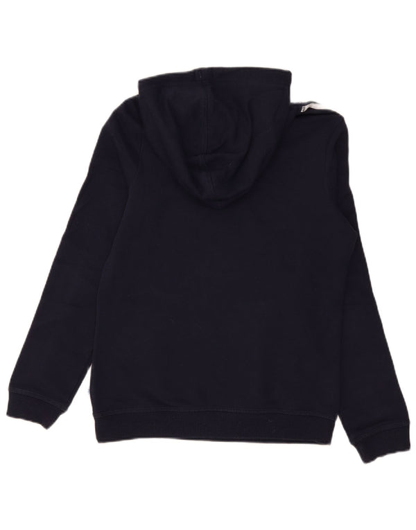 Adidas Pull à capuche graphique pour femme UK 10 Petit Bleu marine Coton Sports