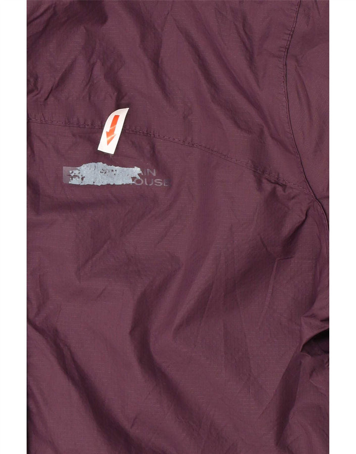 Mountain Warehouse Veste de pluie à capuche pour femme UK 12 Violet moyen Polyamide