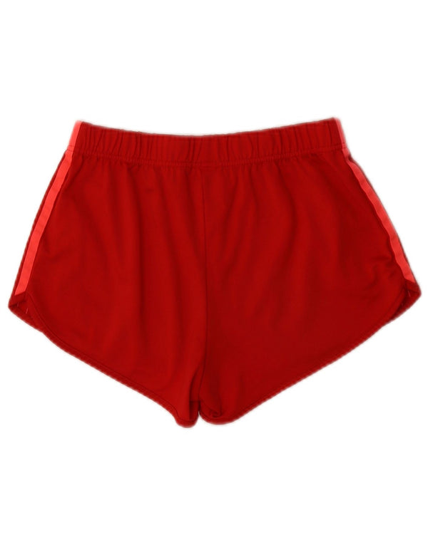 Adidas Short de sport pour femme UK 4 XS Bordeaux Polyester