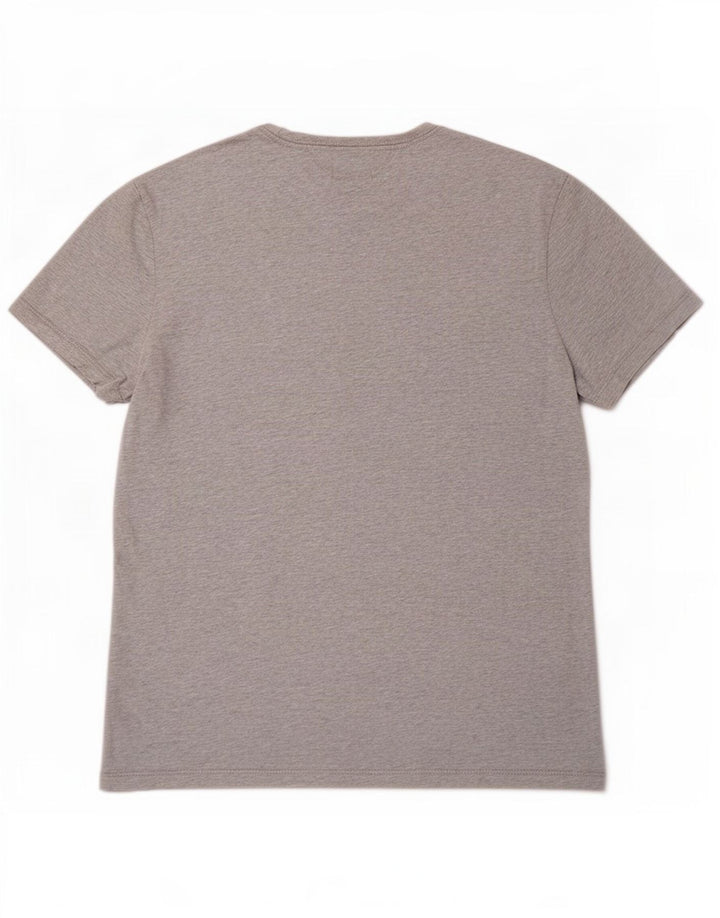 Tommy Hilfiger T-Shirt Homme Gris Moyen Coton