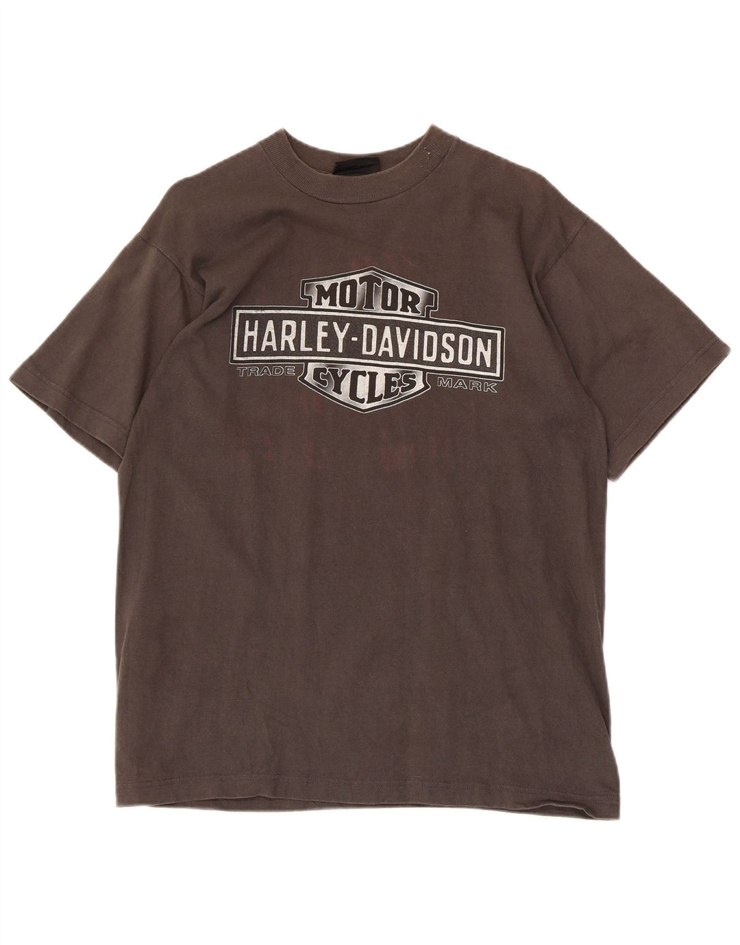 Harley Davidson T-shirt graphique pour homme en coton gris moyen
