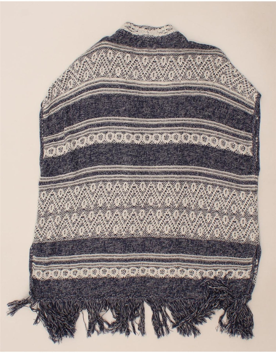 FAT FACE Womens Oversized Cardigan Sweater UK 10 Small Blue Fair Isle Vintage Fat Face and Second-Hand Fat Face from Messina Hembry 