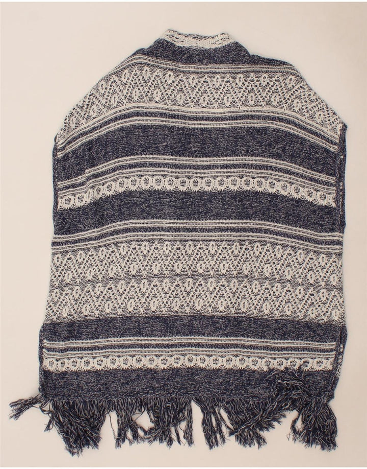 FAT FACE Womens Oversized Cardigan Sweater UK 10 Small Blue Fair Isle Vintage Fat Face and Second-Hand Fat Face from Messina Hembry 