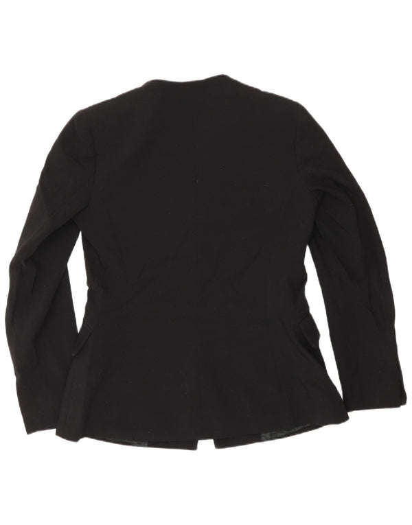 Zara Veste Blazer Femme UK 12 Medium Noir