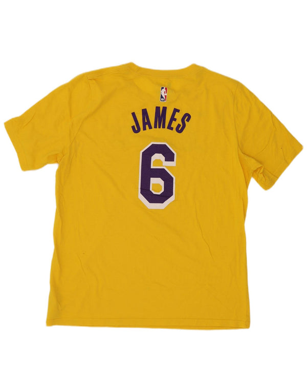 Nike Garçons Lakers Graphic T-Shirt Top 13-14 ans XL Jaune