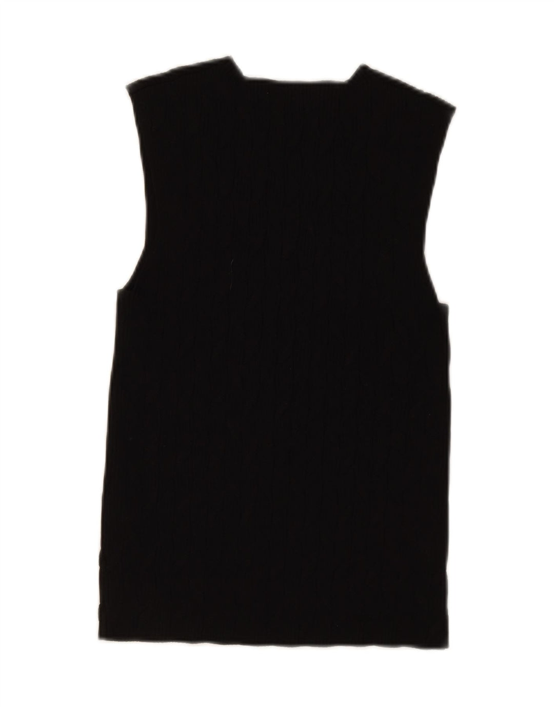 ZARA Womens Vest Top UK 14 Large Black Polyester Vintage Zara and Second-Hand Zara from Messina Hembry 