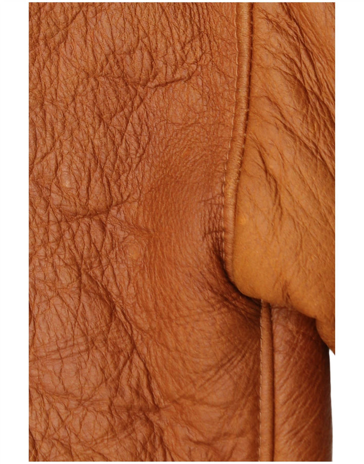 Anfor Veste en peau de mouton pour femme IT 44 en peau de mouton marron moyen