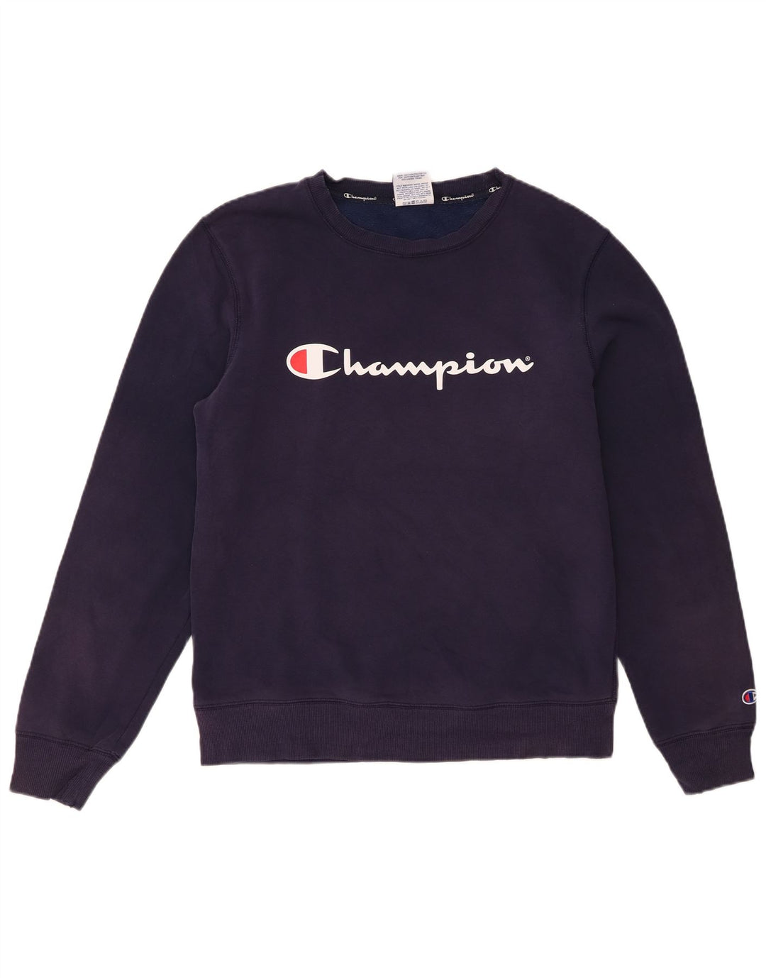 Champion Sweat-shirt graphique pour homme en coton bleu marine Taille S