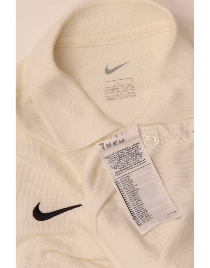 Polo Nike Garçon 12-13 ans Grand Blanc Coton