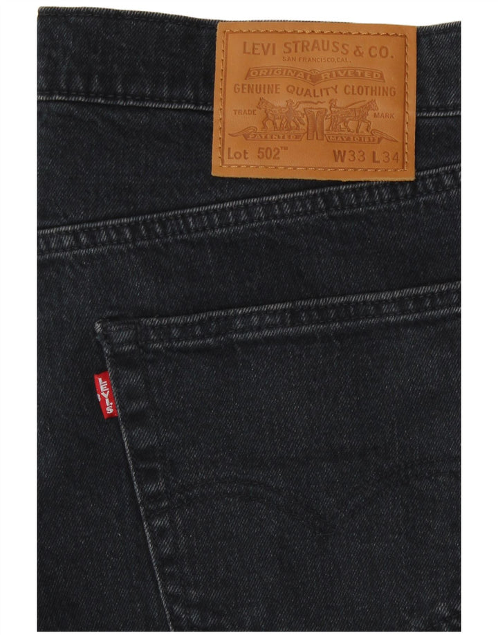 Levi's Jean 502 Tapered Homme Bleu Marine W33 L31 Coton