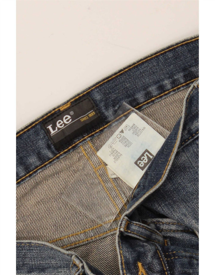 Lee Denver Capri Jeans W32 L20 Femme Bleu Coton