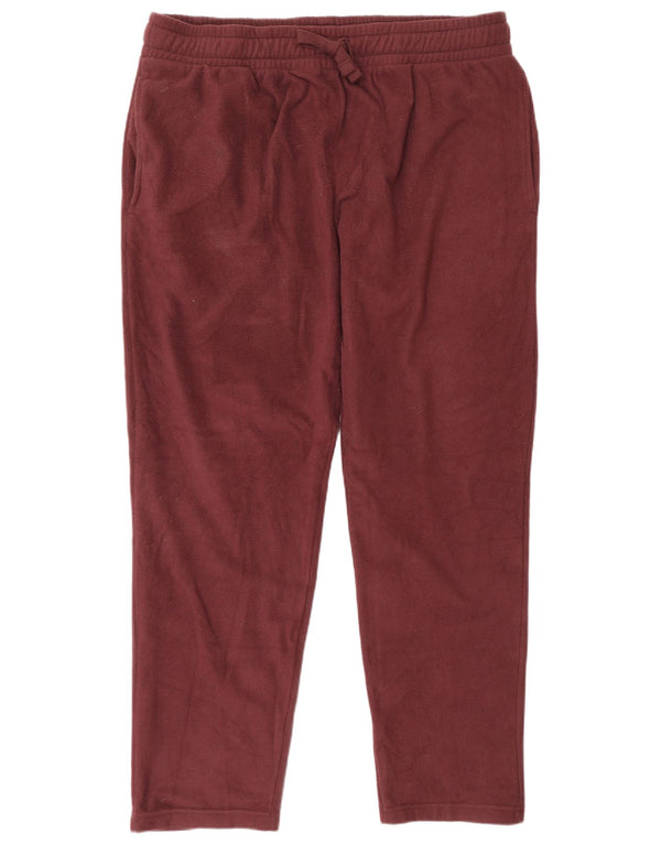 Marks & Spencer Pantalon de survêtement en polaire pour femme UK 18 XL Bordeaux