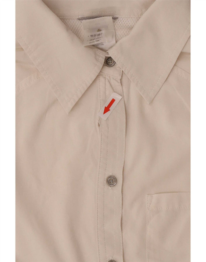 The North Face Chemise à manches courtes coupe régulière pour femme UK 12 Beige moyen