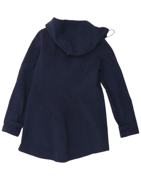 Nautica Veste de pluie à capuche pour femme UK 14 Large Bleu marine Polyester