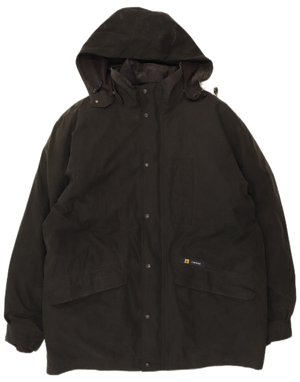 Ciesse Piumini Veste matelassée à capuche pour homme IT 50 Large Noir Polyester