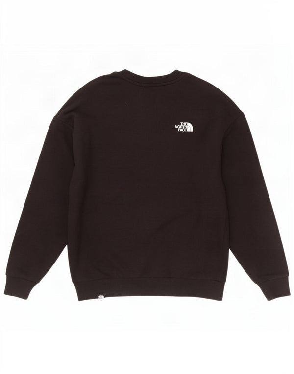 The North Face Sweat-shirt graphique pour femme UK 14 en coton noir moyen