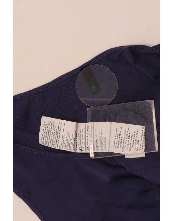 Benetton Débardeur Femme UK 12 Violet Moyen Polyester