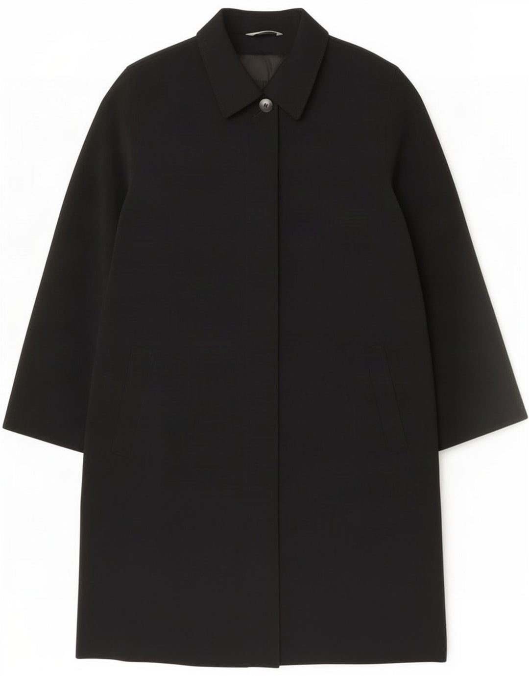 Marks & Spencer Manteau coupe standard pour femme UK 16 Large Noir Polyester
