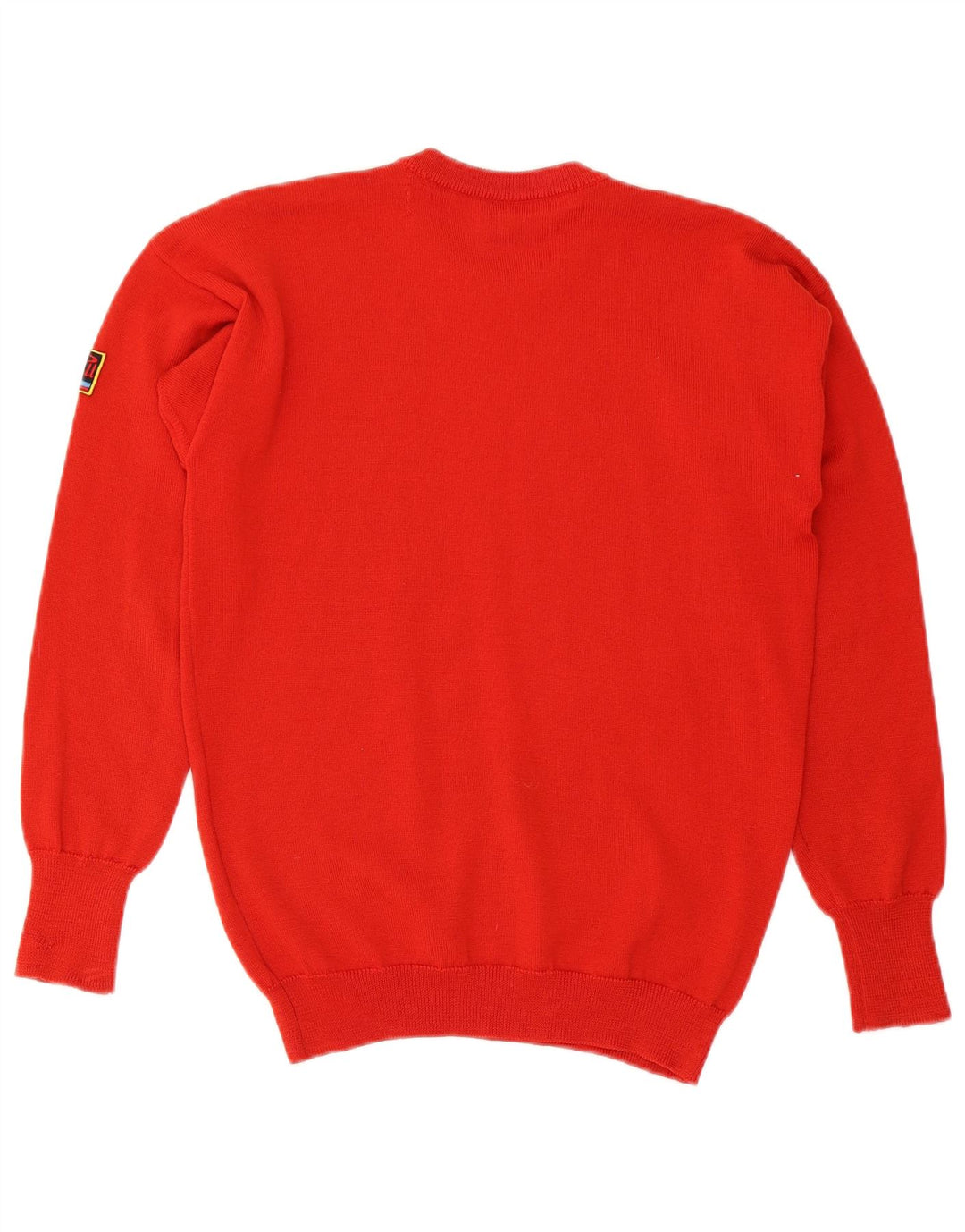EVAN PULL Pull à col rond pour femme UK 12 Rouge moyen