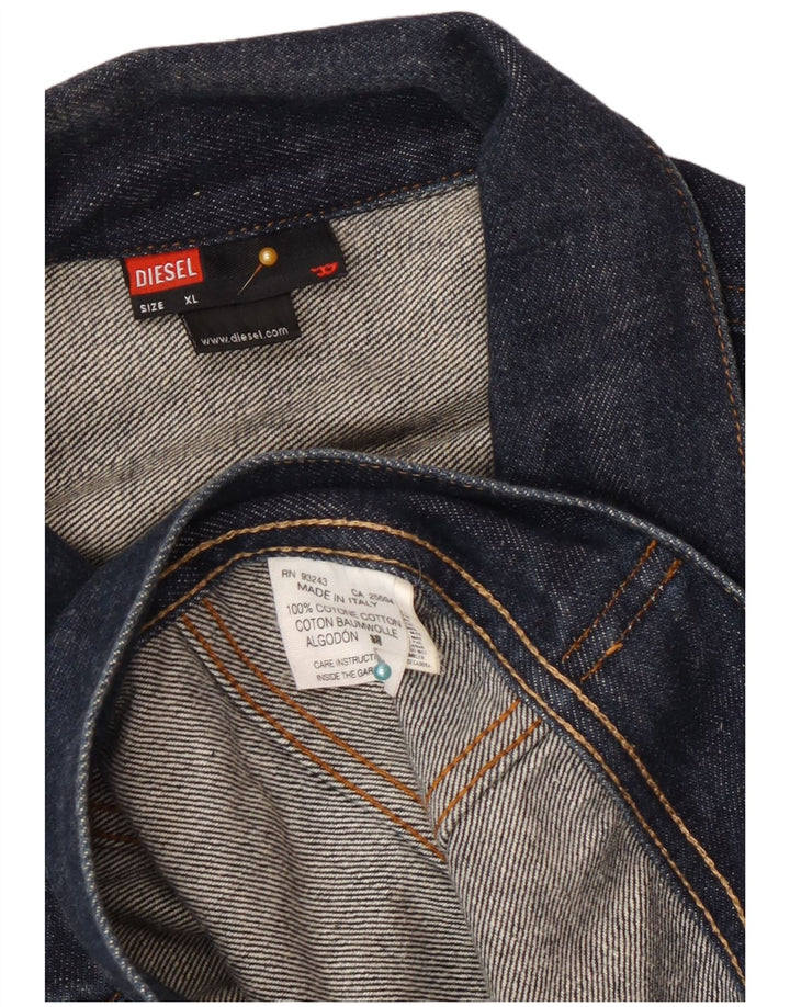 Diesel Veste en Jean Homme UK 42 XL Bleu Coton