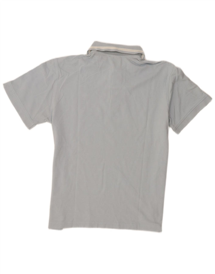 Diadora Polo à Manches Courtes Regular Fit Homme Bleu Moyen Coton