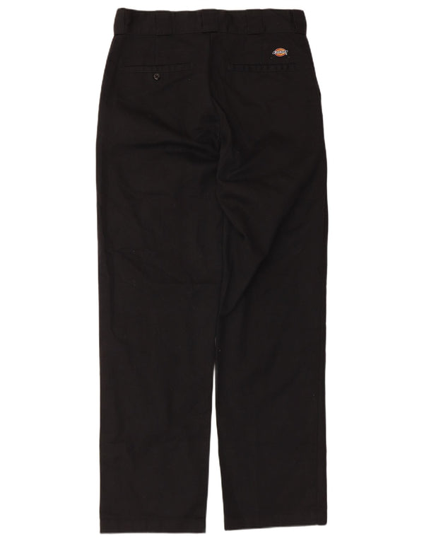 Dickies Womens Tapered Chino Trousers US 10 Large W30 L31 Black Classic