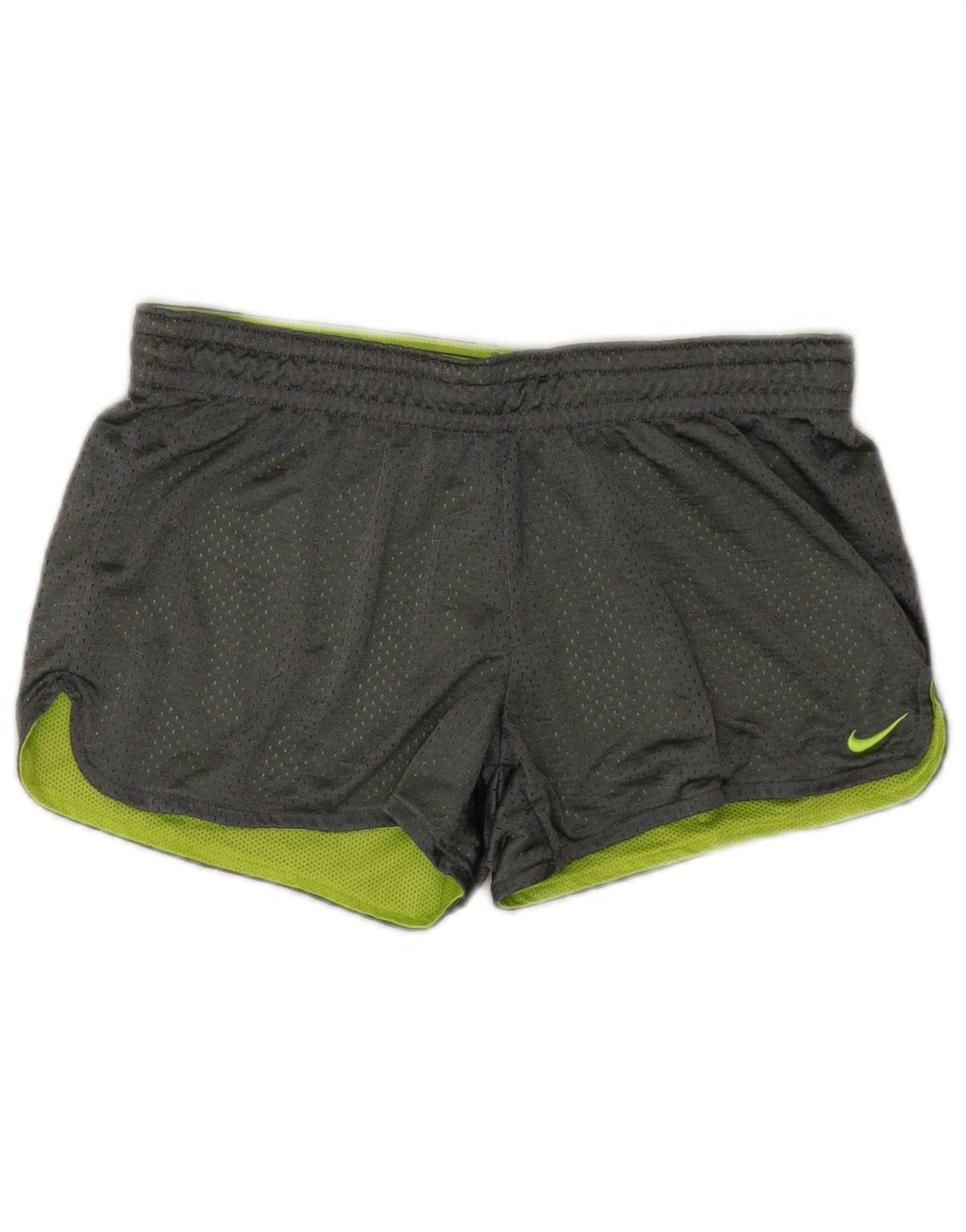 Nike Short de sport Dri Fit pour femme UK 10 Petit Gris Polyester