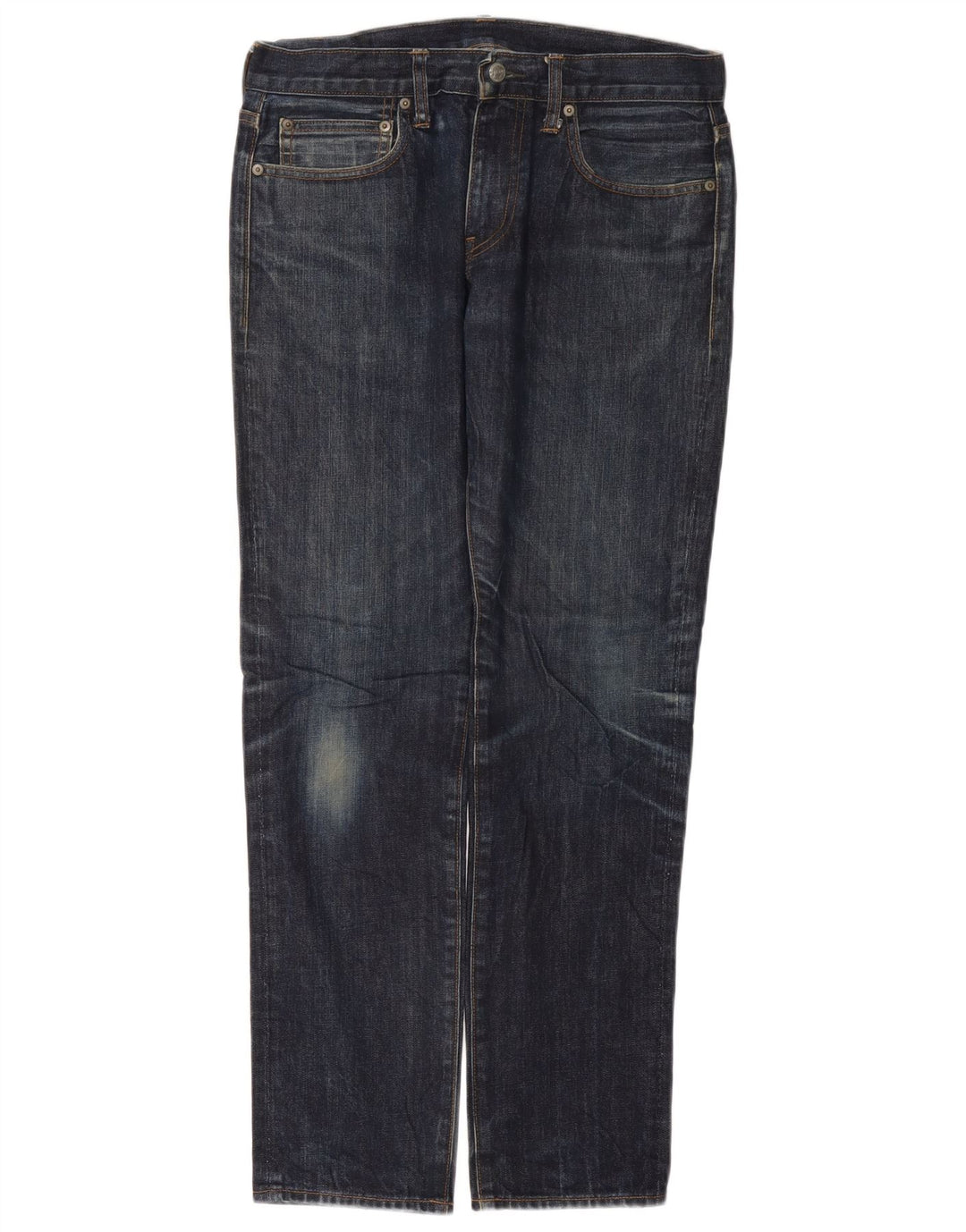 J. CREW Jean Droit 770 Homme W34 L30 Bleu Marine