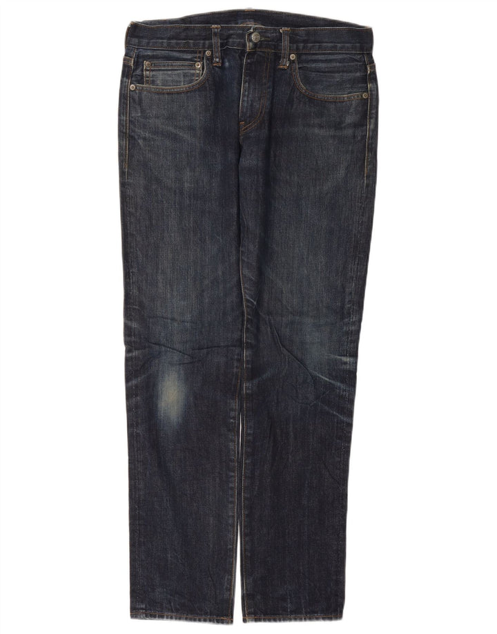 J. CREW Jean Droit 770 Homme W34 L30 Bleu Marine