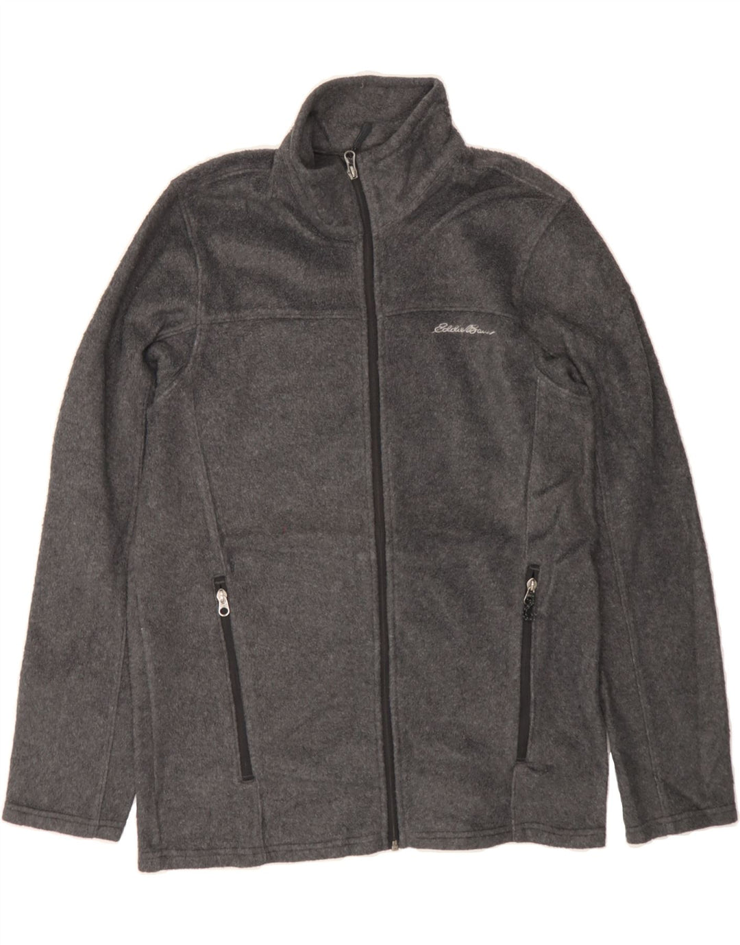 EDDIE BAUER Mens Fleece Jacket UK 36 Small Grey Polyester Vintage Eddie Bauer and Second-Hand Eddie Bauer from Messina Hembry 
