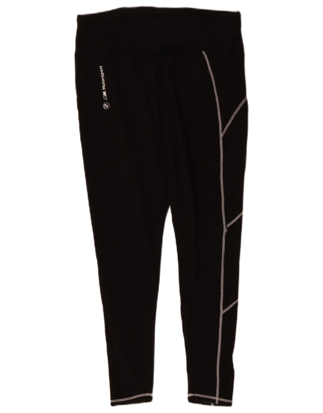 PUMA Legging BMW Motorsport pour femme UK 14 Large Noir Coton