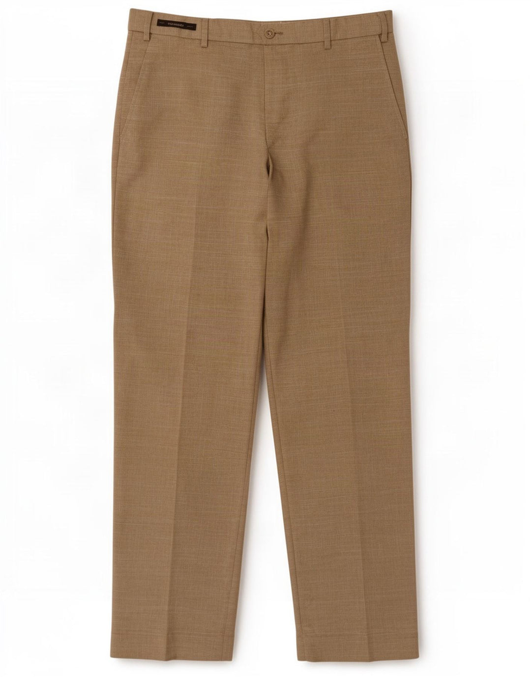 Marks & Spencer Pantalon de Costume Droit Homme W32 L31 Beige Polyester