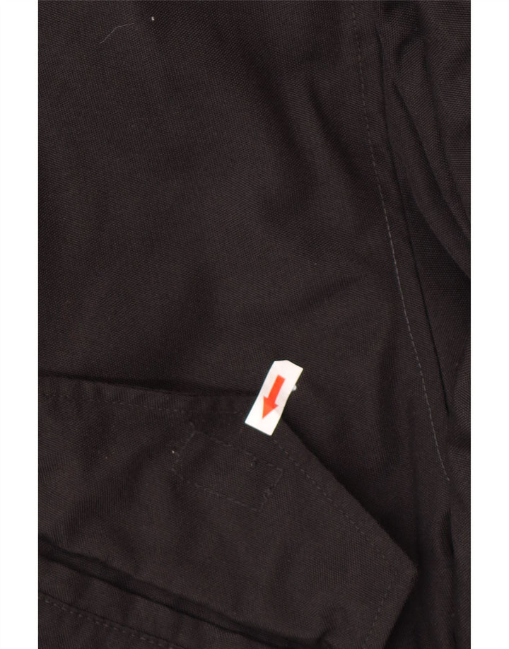 Woolrich Veste coupe-vent à capuche pour homme UK 40 Large Noir