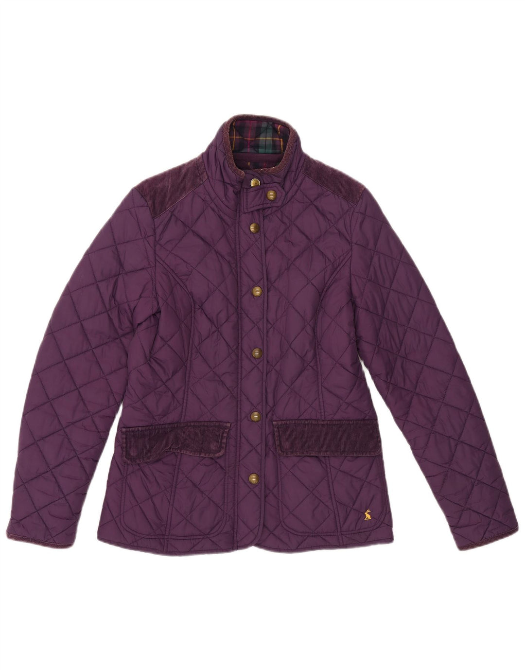 JOULES Veste matelassée pour femme UK 12 Violet moyen Polyamide