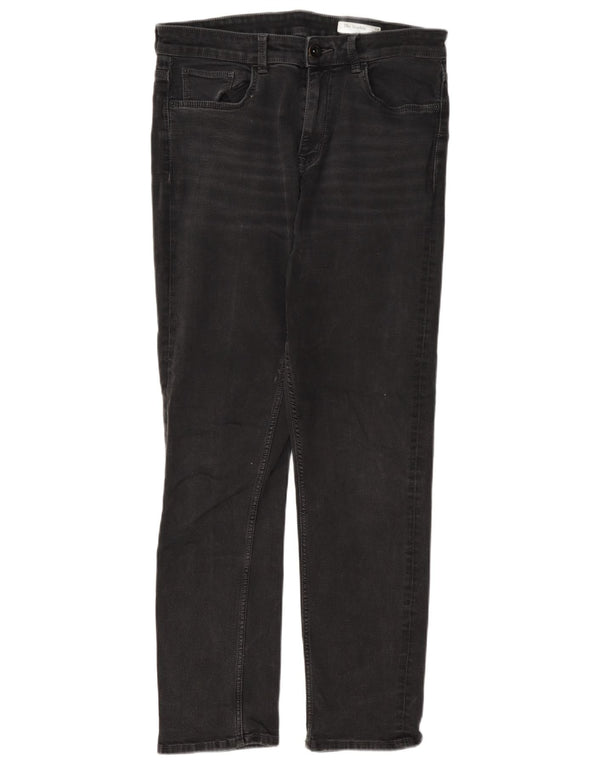 Marks & Spencer Jean droit The Sophia pour femme UK14 Large W34 L29 Noir