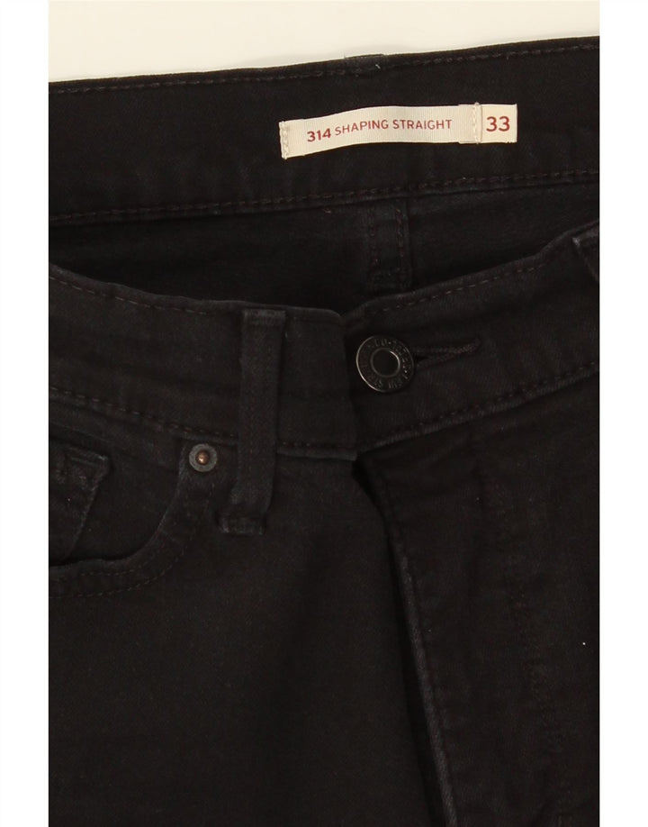 LEVI'S Jean Droit 314 Shaping Femme W33 L30 Noir