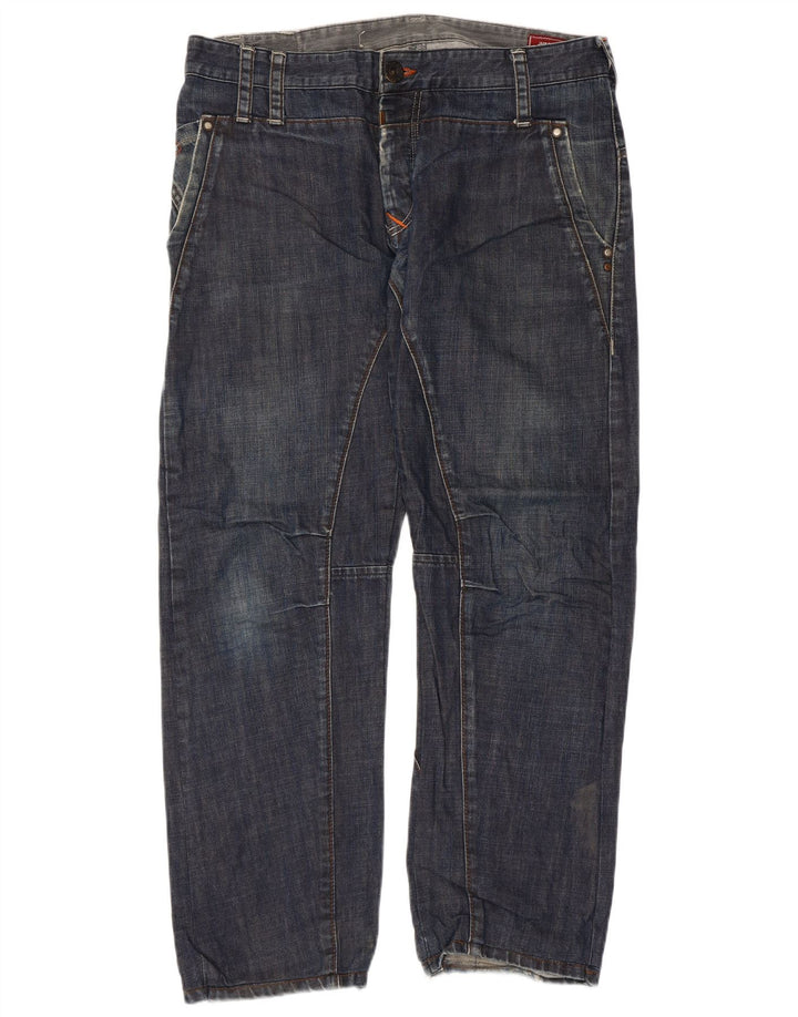 JACK & JONES Jean Droit Homme W36 L29 Bleu Coton