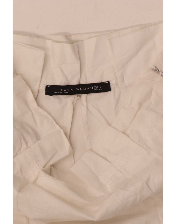 Zara Femme Jupe A-Line Medium W30 Blanc