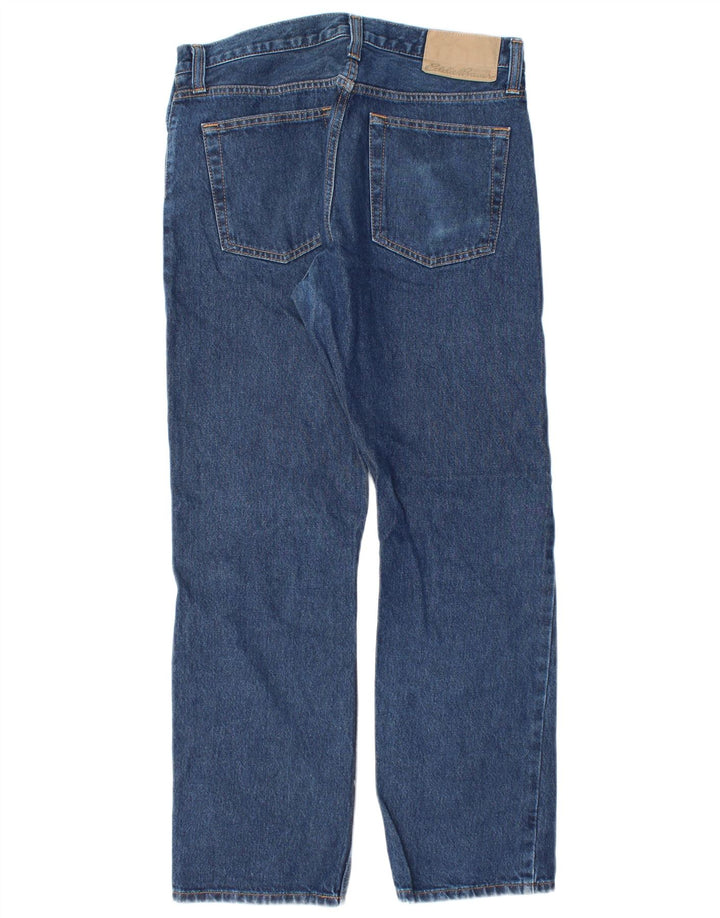 EDDIE BAUER Jean droit homme W32 L30 bleu coton