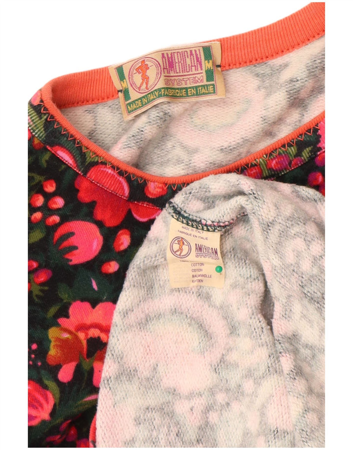 American System Sweat-shirt pour femme UK 44 Medium Multicolore Floral