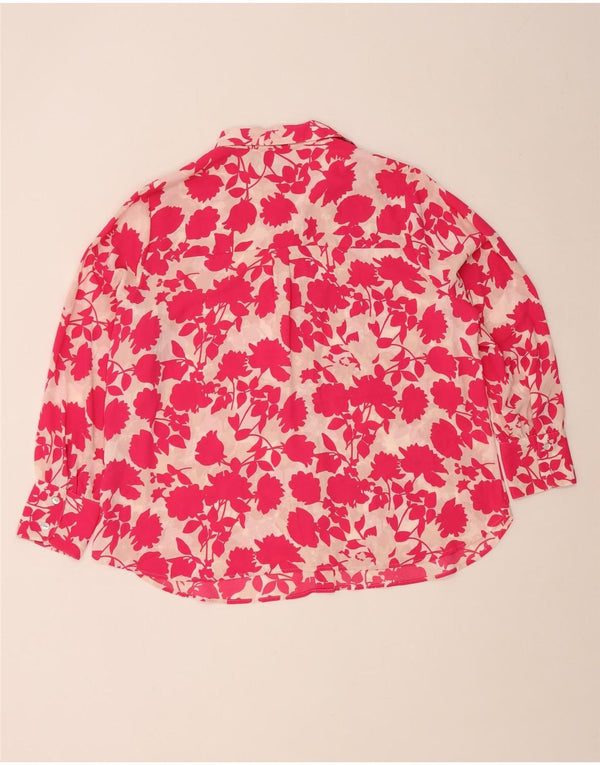 Marks & Spencer Chemisier surdimensionné pour femme UK 18 XL Rose Floral