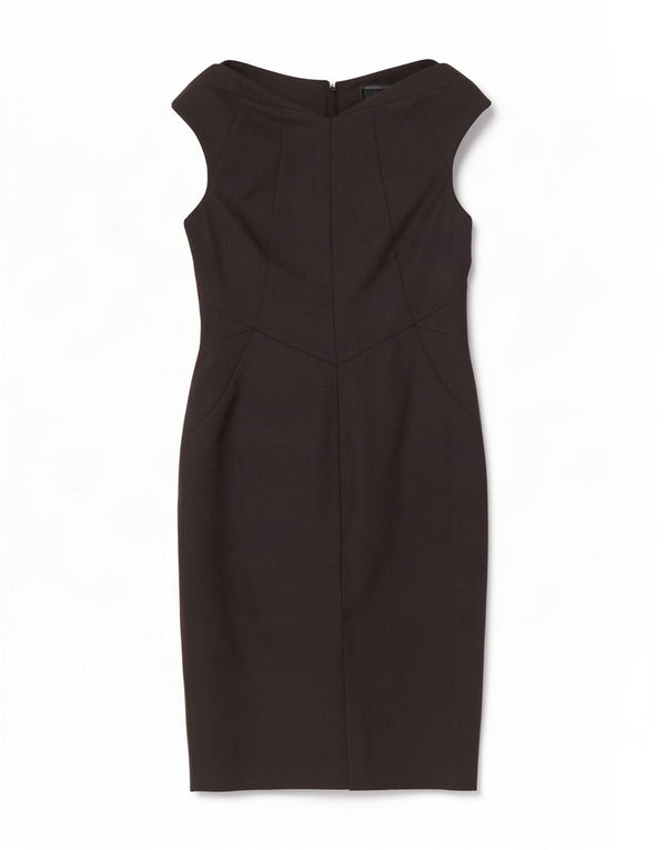 Next Robe fourreau sans manches pour femme UK 43 Petit Noir Polyester