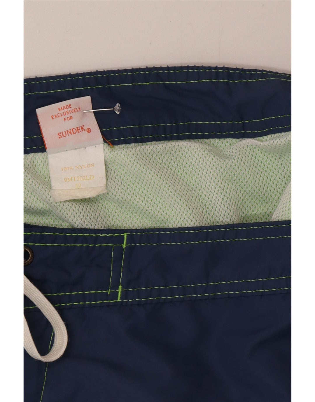 Sundek Short de Bain Homme Nylon Bleu Marine Moyen