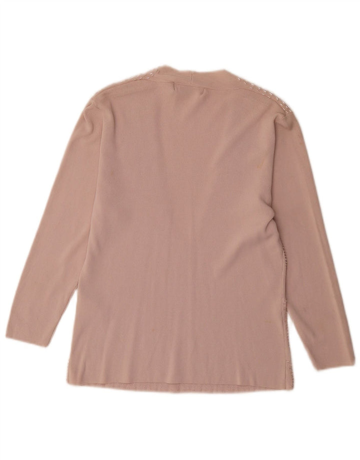 Zara Womens Blouse Top UK 14 Grande Rayonne Rose