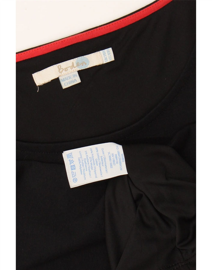 BODEN Robe trapèze pour femme UK 44 Grand coton color block multicolore