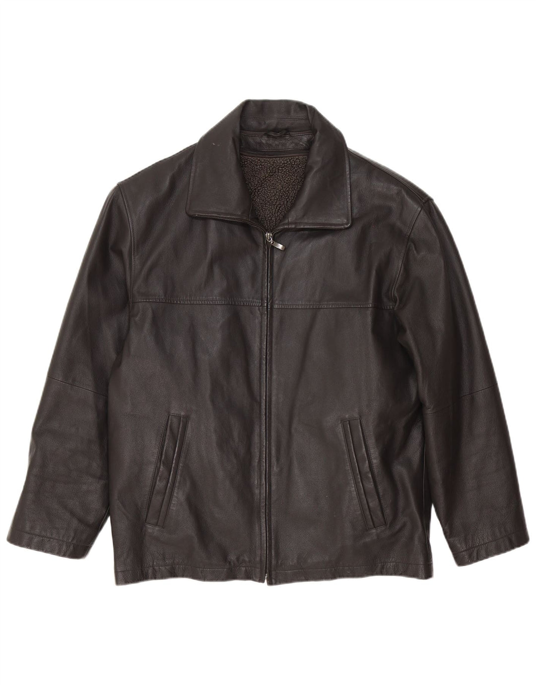 Canda Veste en cuir pour homme IT 48 Noir moyen