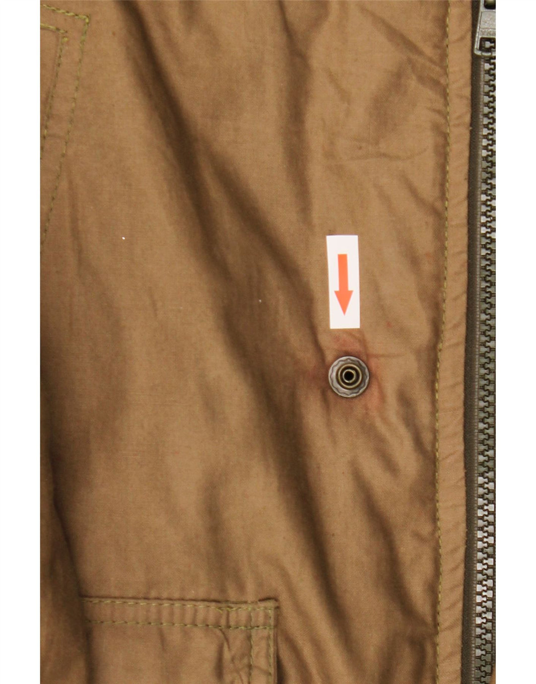Veste matelassée à capuche vintage pour homme IT 52 XL Kaki