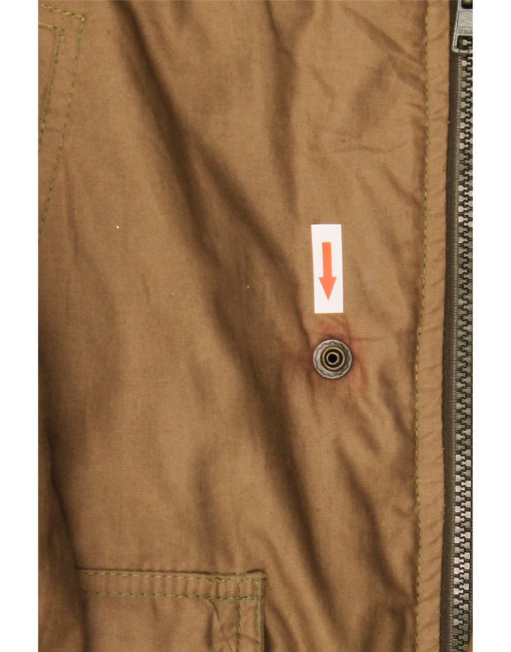 Veste matelassée à capuche vintage pour homme IT 52 XL Kaki